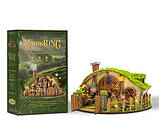 Румбокс Хатина Хобіта Інтер'єрний конструктор The Magic Ring House DIY Roombox Kit SQ-59, фото 3