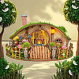 Румбокс Хатина Хобіта Інтер'єрний конструктор The Magic Ring House DIY Roombox Kit SQ-59, фото 10