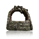 Тактичний бронежилет (M) Militex з original Cordura USA Мультикам з 3D-сіткою для вентиляції | Збільшена площа захисту, фото 3