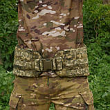 Розвантажувальний пояс Kiborg R-1 (L) molle Піксель / Анатомічний крій З фурнітурою 100% поліамід, фото 8