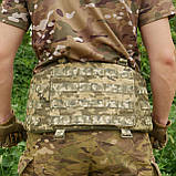 Розвантажувальний пояс Kiborg R-1 (L) molle Піксель / Анатомічний крій З фурнітурою 100% поліамід, фото 10