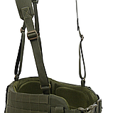 Плечові лямки для РПС (Ремінно-Плечової Системи) Хакі З поліамідними Стропами 50мм 4 точки Кріплення, фото 6