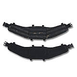 РПС пояс Kiborg R-1 (L) Чорний Мультикам із системою MOLLE Cordura 1000D / Ремінно-поясна Система з IRR-покритий, фото 2