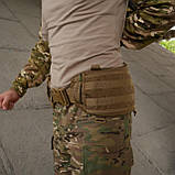 Анатомічний Пояс для РПС Kiborg R-3 з Cordura 1000D З стропами MOLLE по 2 ряди Койот, фото 7