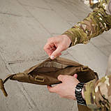 Анатомічний Пояс для РПС Kiborg R-3 з Cordura 1000D З стропами MOLLE по 2 ряди Койот, фото 10