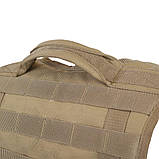 М'які лямки для ремінно-плечової системи (РПС) Kiborg Cordura 1000D + 3D-сітка товщиною 3 мм Койот, фото 5