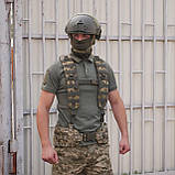 Ремінно-плечова система Kiborg R-1 GEN.2 (L) Піксель Матеріал Cordura 1000D Фурнітура 100% поліамід, фото 7