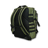 Тактичний хакі Рюкзак 40л Україна | З компресійними ременями для додаткового спорядження, фото 3