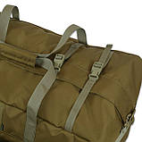 Сумка KIBORG MILITARY BAG 130л (86*40*38см) Койот  Витримує навантаження до 60кг, фото 3
