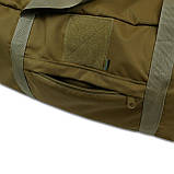 Сумка KIBORG MILITARY BAG 130л (86*40*38см) Койот  Витримує навантаження до 60кг, фото 6