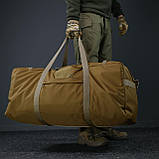 Сумка KIBORG MILITARY BAG 130л (86*40*38см) Койот  Витримує навантаження до 60кг, фото 7