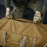 Сумка KIBORG MILITARY BAG 130л (86*40*38см) Койот  Витримує навантаження до 60кг, фото 9