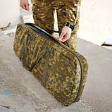 Чохол (Кейс) піксель (103 x 30 x 10 см) Kiborg для Зброї | Всередині 14 точок кріплення для зброї та аксесуарів, фото 8