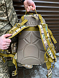 Військово-тактичний рюкзак Molle Assault 55 L+ 3 органайзери Мультикам, фото 3