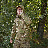 Армійська кофта на флісі з капюшоном мультикам M(48) Call Dragon 2.0 / Кишені оснащені надійними блискавками, фото 8