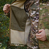 Армійська кофта на флісі з капюшоном мультикам M(48) Call Dragon 2.0 / Кишені оснащені надійними блискавками, фото 10