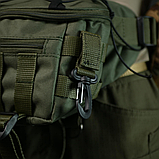 Тактична сумка-бананка олива, фото 10