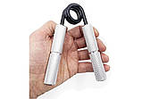 Еспандер кистьовий EasyFit Hand Grip PRO металевий , опір 70 кг, Срібний EF-1902-150, фото 2