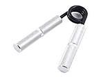 Еспандер кистьовий EasyFit Hand Grip PRO металевий , опір 70 кг, Срібний EF-1902-150, фото 4