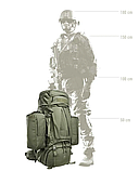 Рюкзак Tasmanian Tiger Pack 80+24л (Олива), фото 5