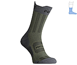 Шкарпетки компресійні літні "ShortDry PRO" сіро-зелені, фото 2