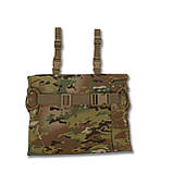 Тактичний Польовий Каремат для Сидіння Потрійний Розкладний | Військовий Килимок Cordura/Мультикам, фото 3