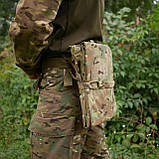 Тактичний Польовий Каремат для Сидіння Потрійний Розкладний | Військовий Килимок Cordura/Мультикам, фото 9