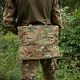 Тактичний Польовий Каремат для Сидіння Потрійний Розкладний | Військовий Килимок Cordura/Мультикам, фото 10