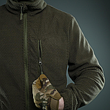 Флісова кофта Militex Windblock Tactical Khaki mod. 5, фото 8