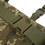 Тактичний Килимок для сидіння Піксель/Cordura 1000D Одинарний, п'ятиточка односекційна Kiborg П-1, фото 4