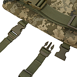 Тактичний Килимок для сидіння Піксель/Cordura 1000D Одинарний, п'ятиточка односекційна Kiborg П-1, фото 6