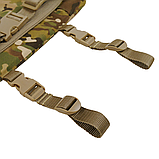 Килимок для сидіння Мультикам/Cordura 1000D Одинарний, п'ятиточка односекційна Kiborg П-1, фото 3