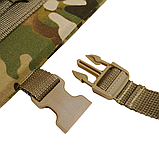 Килимок для сидіння Мультикам/Cordura 1000D Одинарний, п'ятиточка односекційна Kiborg П-1, фото 4