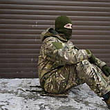 Тактичний каремат П'ятиточка односекційний (37x30 см) Оксфорд600D Мультикам для Військових Kiborg П-1, фото 9