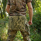 Каремат-сидушка EVA (33*25см) Kiborg М Піксель| Каремат-сидушка + чохол з Cordura1000D  з покриттям IRR, фото 6