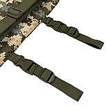 Армійський каремат П'ятиточка односекційний (37 х 30 см) Kiborg П-1 Оксфорд600D Піксель, фото 4