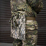 Армійський каремат П'ятиточка односекційний (37 х 30 см) Kiborg П-1 Оксфорд600D Піксель, фото 8