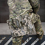 Армійський каремат П'ятиточка односекційний (37 х 30 см) Kiborg П-1 Оксфорд600D Піксель, фото 10