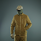 Флісова кофта Militex Windblock Tactical Coyote mod. 5, фото 5