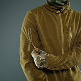 Флісова кофта Militex Windblock Tactical Coyote mod. 5, фото 8