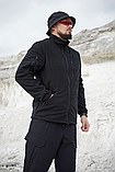 Флісова кофта Militex Windblock Tactical Black mod. 5, фото 7