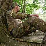 Каремат (40 x 130 см) П'ятиточка Чотирьохсекційна Kiborg П-4 Cordura nylon 1000D Мультикам, фото 8