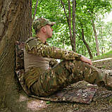 Каремат П'ятиточка Оксфорд 600D чотирьохсекційний (40х130см) П-4 Оксфорд Мультикам, фото 8