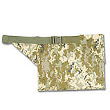 Каремат-сидушка (39*30 см) для військових Оксфорд 600D З подвійним Наповнювачем EVA Kiborg XL Піксель, фото 2