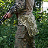 Каремат-сидушка (39*30 см) для військових Оксфорд 600D З подвійним Наповнювачем EVA Kiborg XL Піксель, фото 9