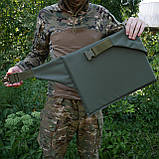 Тактичний каремат-сидушка Kiborg XL Оксфорд Олива, фото 10