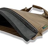 Універсальний Каремат-сидушка (36х27х20 см) Kiborg Cordura Coyote Каремат під балістичний пакет, фото 3