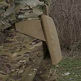 Універсальний Каремат-сидушка (36х27х20 см) Kiborg Cordura Coyote Каремат під балістичний пакет, фото 7