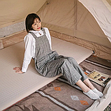 Двомісний самонадувний килим(200х132х6см) Naturehike NH21FCD11 Хакі, фото 5