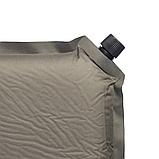 Самонадувний двомісний килим(198х130х5см) Сірий Pinguin Nomad 50 Double, фото 7